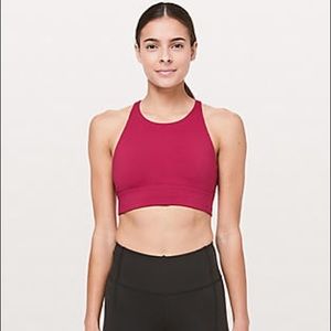 Lululemon x Soul Cycle Dark Pink Bra Top